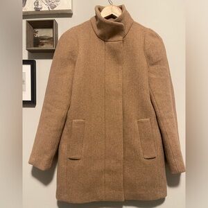 J. Crew Mercantile | Wool Blend City Coat Heather Acorn J6140 Size 0